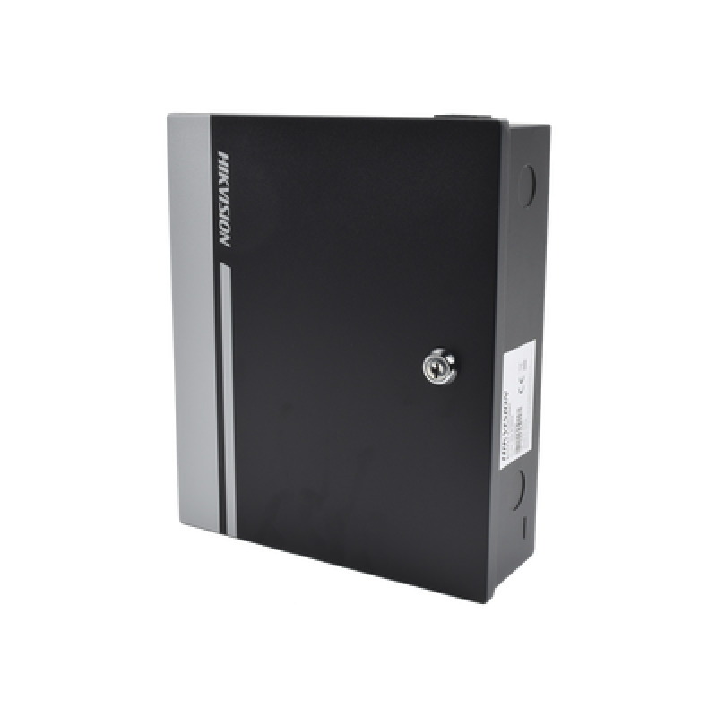 Controlador de Acceso para 4 Puertas y 4 Lectores / Fácil Administración con Software Gratuito / Incluye Gabinete y Fuente de Alimentación 12Vcc/8A / 10000 Tarjetas / 50000 Eventos