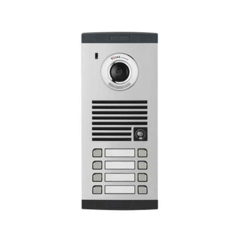 Frente de calle para 8 Apartamentos compatible con monitores de 4 hilos expandible a 20 o 32 deptos