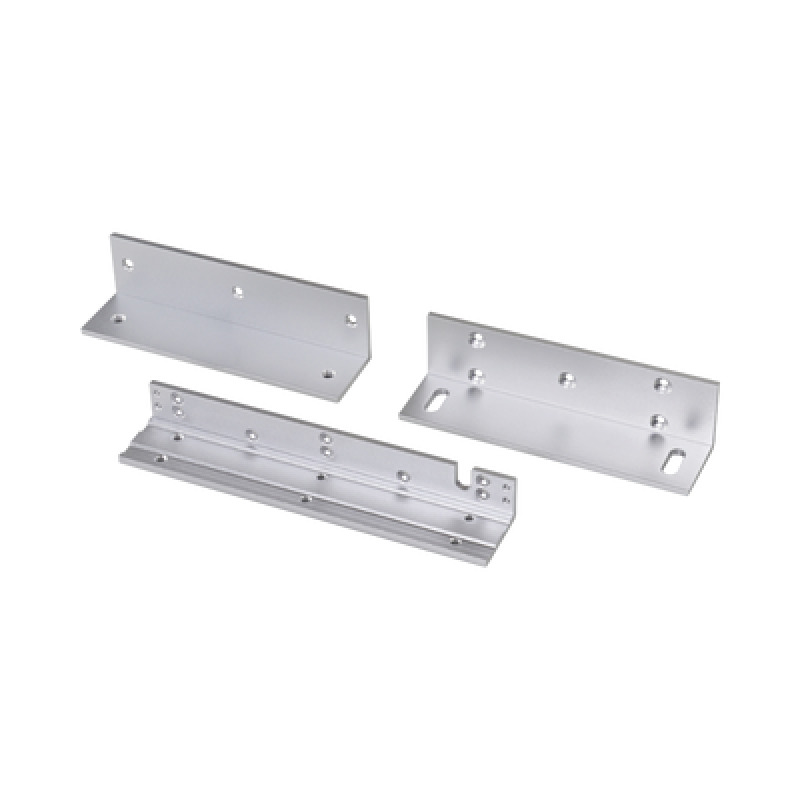 Kit de montajes Z y L para Cerradura Magnética HIKVISION / Compatible con DSK4H258S / Uso en Puerta de Madera y Metal