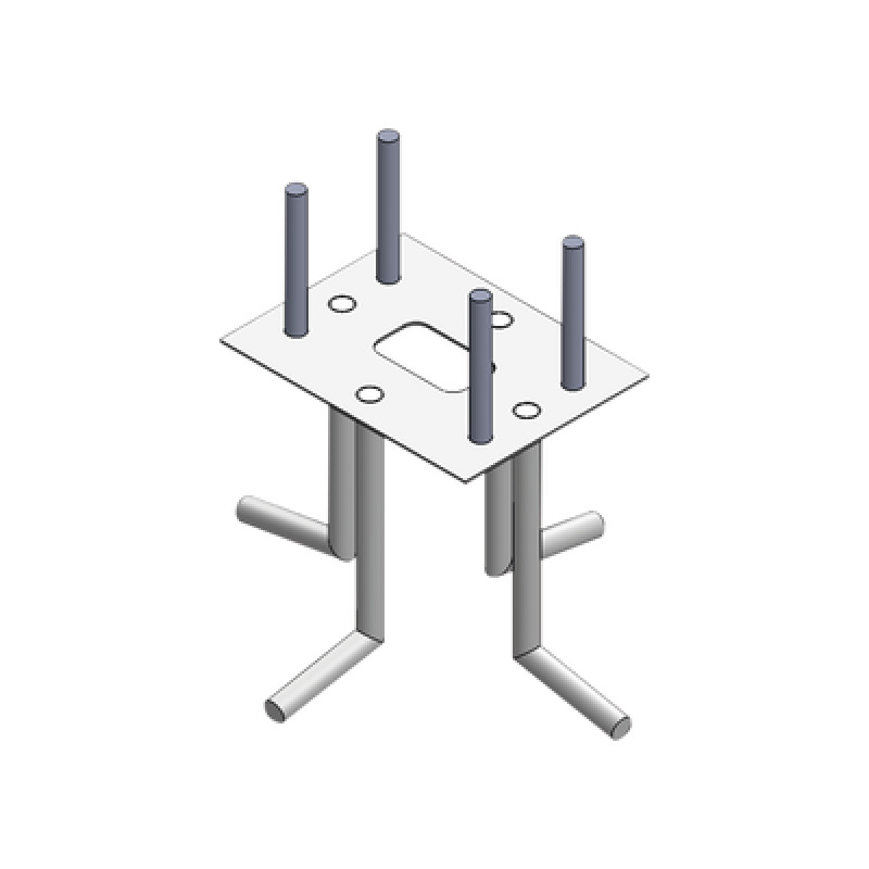 Ancla Para Sujeción al Piso Compatible con Todas las Barreras Vehiculares XB XBF y XBS image 2