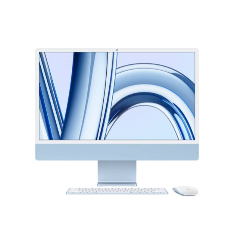 Apple iMac Apple M 59.7 cm (23.5") 4480 x 2520 Pixeles 8 GB 512 GB SSD PC todo en uno macOS Sonoma Wi-Fi 6E (802.11ax) Azul image 2