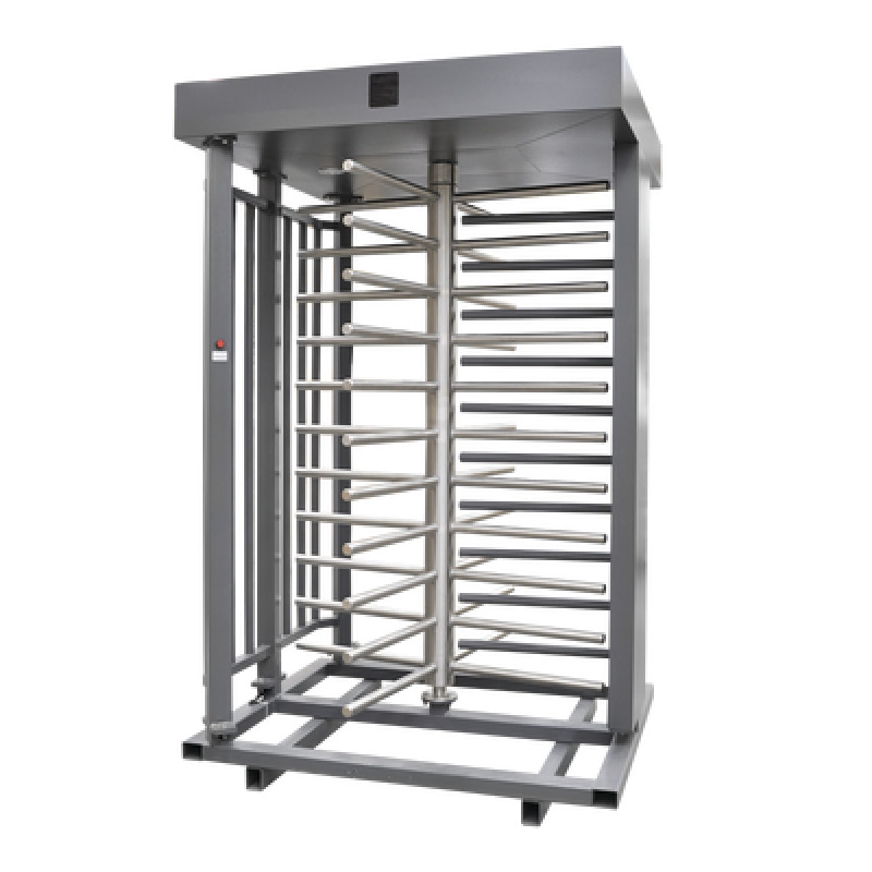 Torniquete Sencillo / Cuerpo Completo / Interior/Exterior / 100 Acero con Pintura Gris / EJE CENTRAL de Acero Inoxidable /Acabado de Lujo / Alto Tráfico