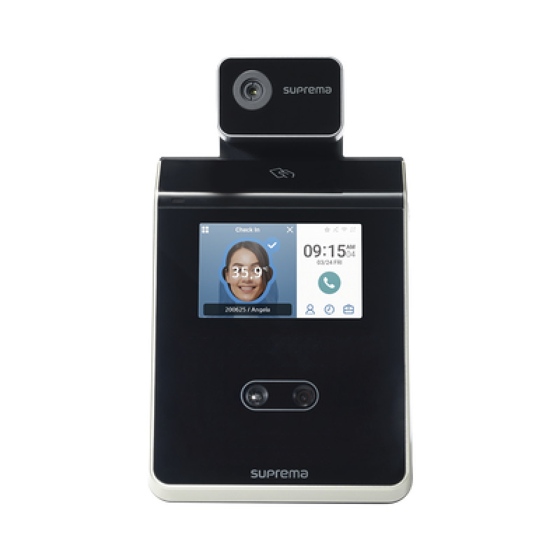 FaceStation 2 Lector Facial/ Notificación por Temperatura Alta /  Bluetooth MultiClass SE Dual RFID 125KHZ EM HID PROX 1356MHZ Mifare DesFire / EV1 FELICA ICLASS S Compatible con BioStar2