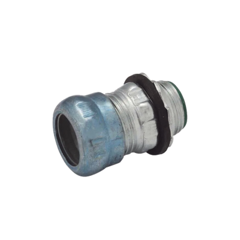 Conector de Compresión Impermeable aislado de Acero Galvanizado para Pared Delgada de 3/4  image 2