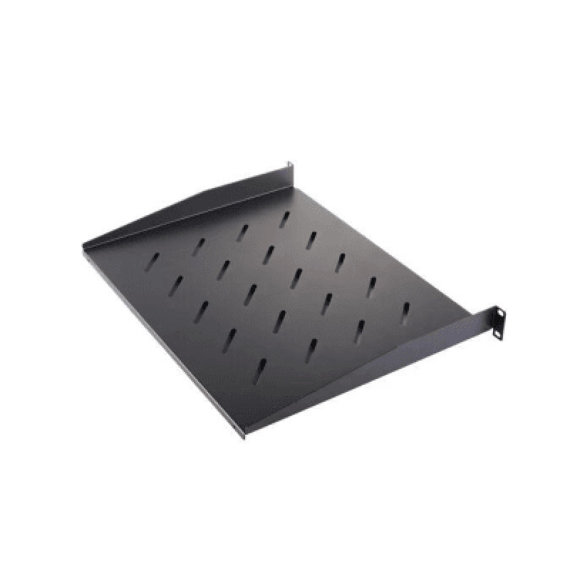 Charola para Soportar Equipos en Rack de 19 / Profundidad de 34 Cm / Color Negro / 1 U Rack