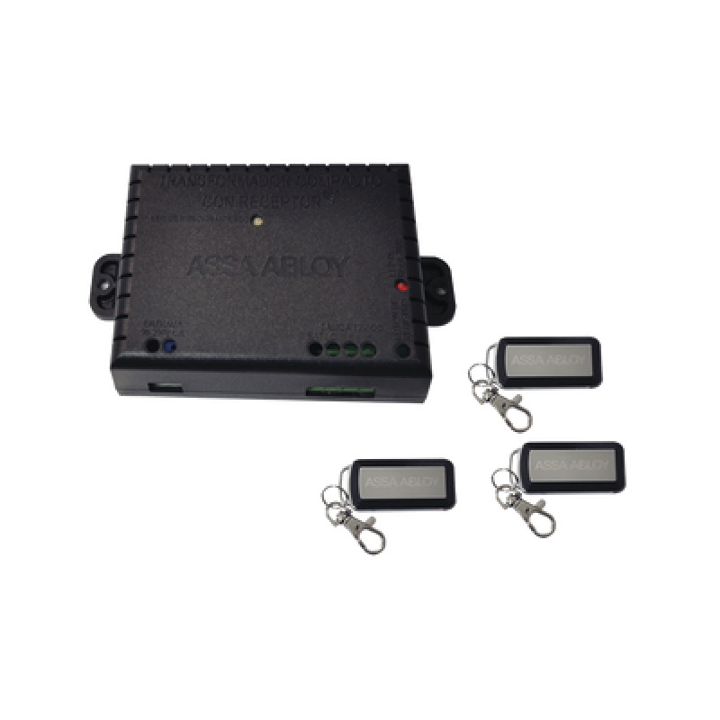 Kit de Receptor Assabloy con 3 controles