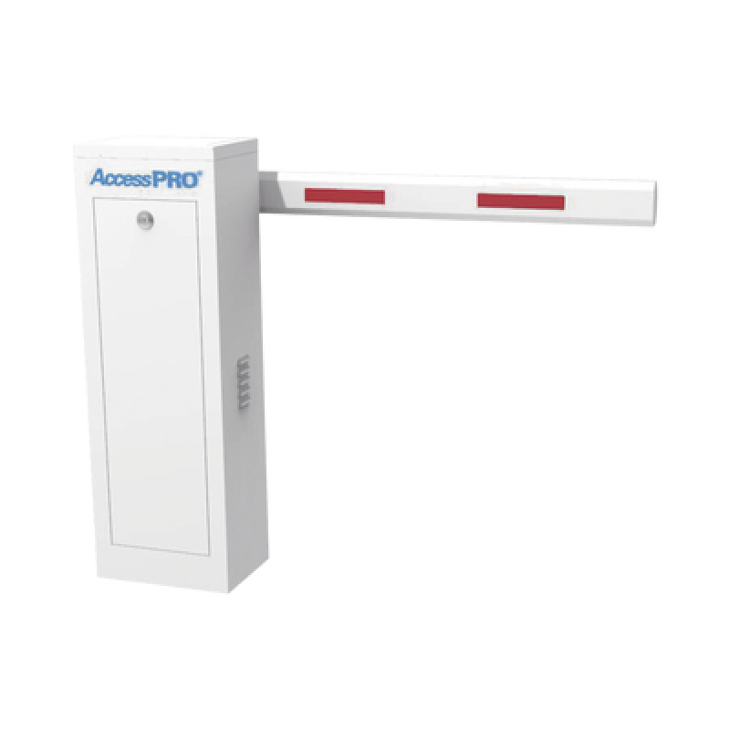 Kit de Barrera Vehicular Derecha con Brazo Telescópico / Soporta brazo Telescópico de hasta 6 metros / Tiempo de Apertura 6 segundos