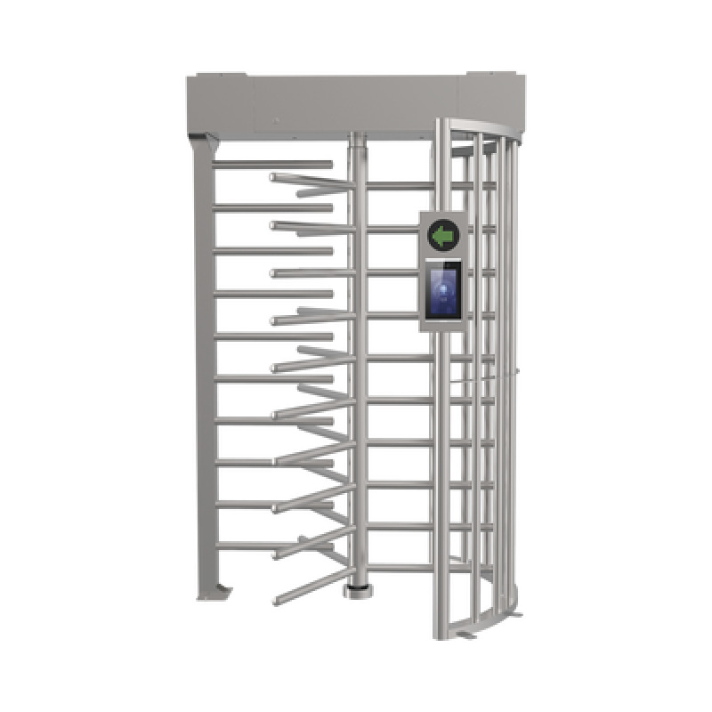 Torniquete SENCILLO 1 Carril de Cuerpo Completo Bidireccional / Exterior /  Acero Inoxidable SUS304 / 30 Personas por Minuto / Compatible con Reconocimiento Facial Terminal no Incluida image 2