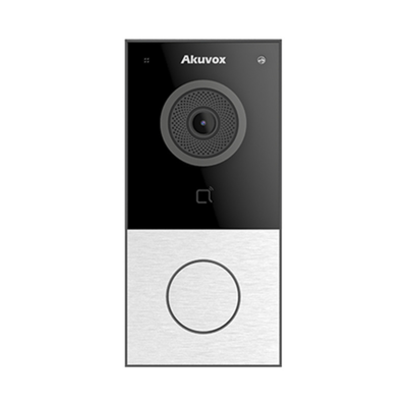 DOORBELL / WIFI / 100 en la Nube / POE / Bluetooth / NFC / Lector de Tarjetas MIFARE / Notificación en APP /  Llamada Telefónica / SIP / ONVIF / IP65 / Cámara 2 MP / Botón con Iluminación / Control de 1 Puerta image 2