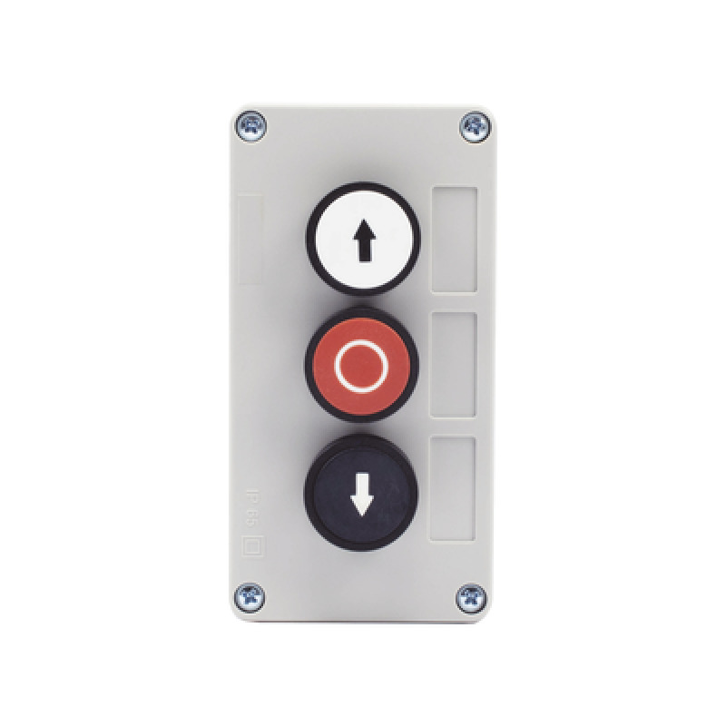 Botonera Triple Para Barreras Vehiculares Operadores Corredizos y Abatibles image 2