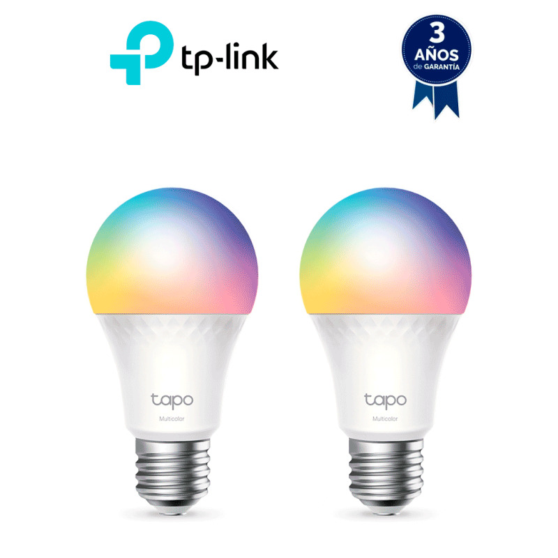 TP-LINK - TAPO L535E(2-PACK) - Foco LED Inteligente RGB con WiFi y función multicolor, equivalente a 75 Watts. Paquete con 2 piezas image 3