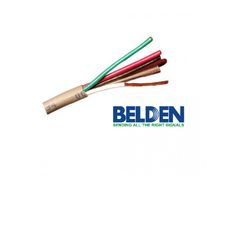 BELDEN 5302UE008U1000 - Cable para seguridad y alarma / 4 conductores / Calibre18 / No blindado/ Gris / 305 metros image 3