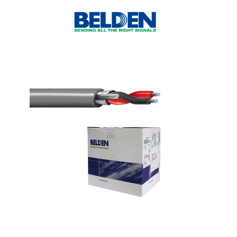 BELDEN 5300FE008U1000- Cable para seguridad y alarma/ 2 HILOS/18 AWG/ BLINDADO/ Gris / 305 etros image 3