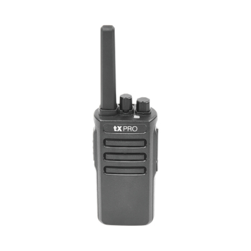 Radio Portátil VHF 5W de Potencia Scrambler de Voz Alta Cobertura 136174 MHz 16 canales preconfigurados