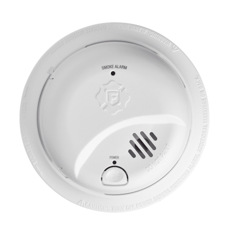 Detector de Humo Autónomo No Requiere Panel Con Botón para Silenciar Sensor por Ionización