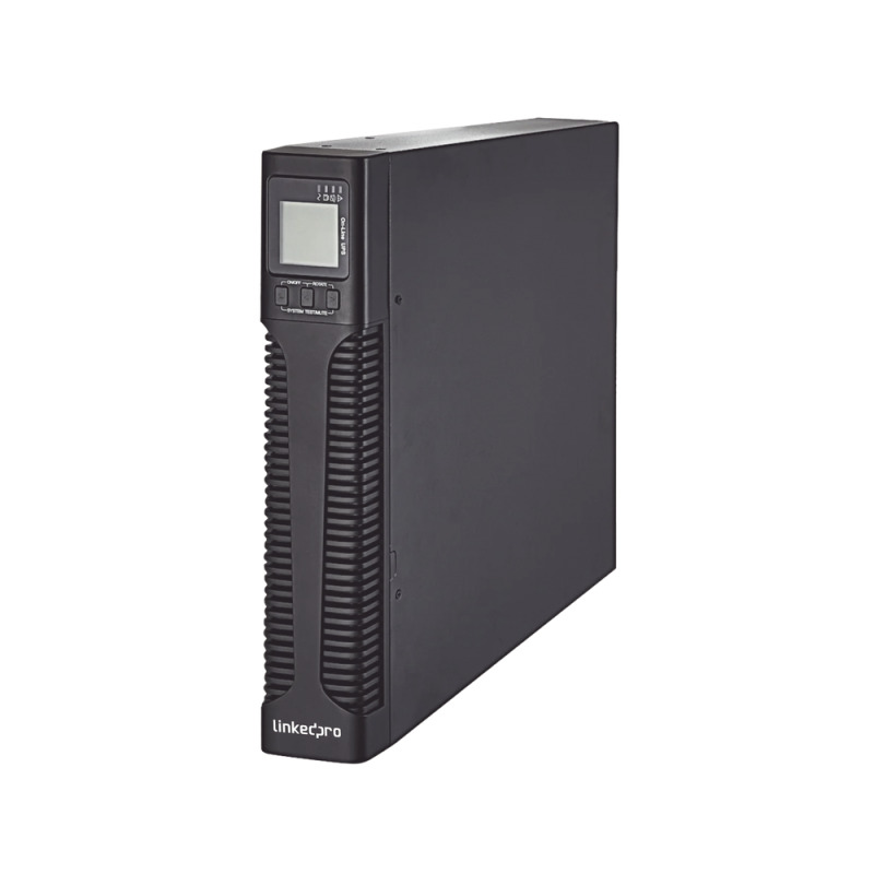 UPS de 1000VA/900W / Topología OnLine Doble Conversión / Entrada y Salida de 120 Vca / Clavija de Entrada NEMA 520P / Pantalla LCD Configurable / Formato Rack/Torre / 8 Salidas