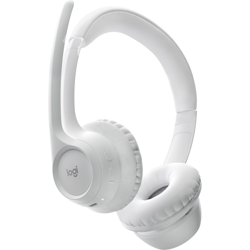 AUDIFONOS DIADEMA LOGITECH ZONE 300 INALAMBRICOS BLUETOOTH RECARGABLE TYPE C BLANCO image 5
