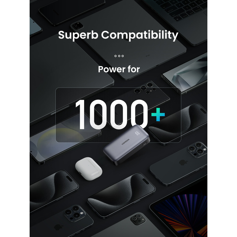 Banco de energía de carga rápida bidireccional UGREEN 10000mAh image 7