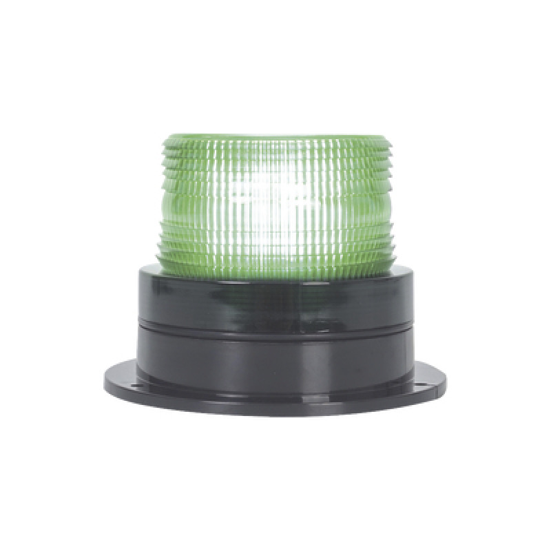 Burbuja Brillante de Larga Vida Útil con 8 LEDs Color Verde Domo Verde 110 Vca