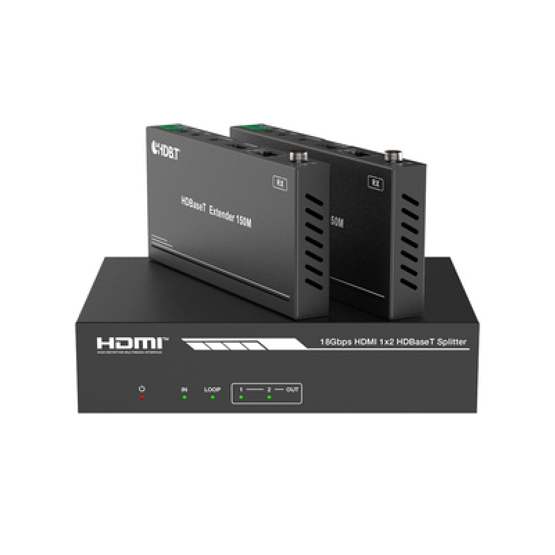 Splitter mas Extensor de Video | 1x2 | ProAV | HDBaseT | 120m en 4K60Hz | 150m en 1080p60Hz | Cat6/6a/7 | Gestión Avanzada EDID | Control IR y RS232 | PoC | Salida de Audio image 5