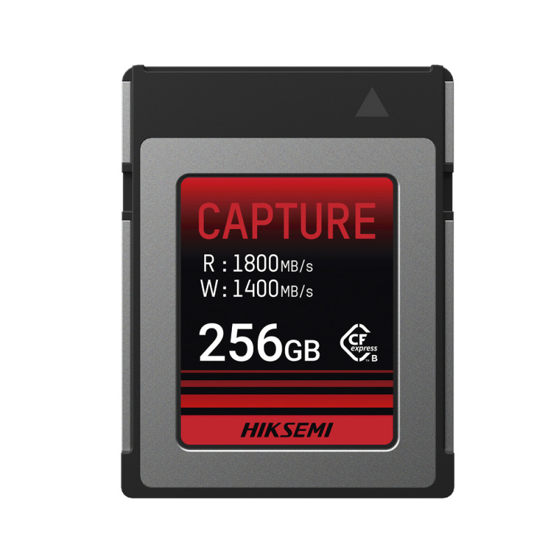 Memoria CFexpress tipo B / Clase 10 de 256 GB / Especializada para Cámaras de Fotografía y Video / 1800 MB/s Lectura / 1400 MB/s Escritura