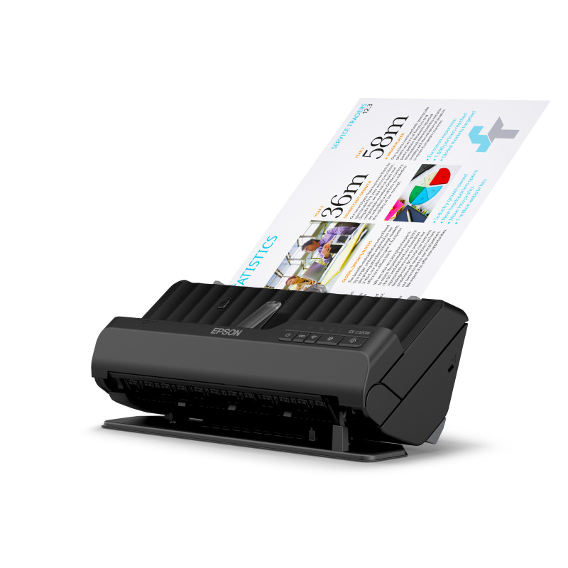 ESCANER EPSON WORKFORCE ES-C320W 30 PPM / 60IPM, 600DPI, USB, WIFI LED RGB image 13