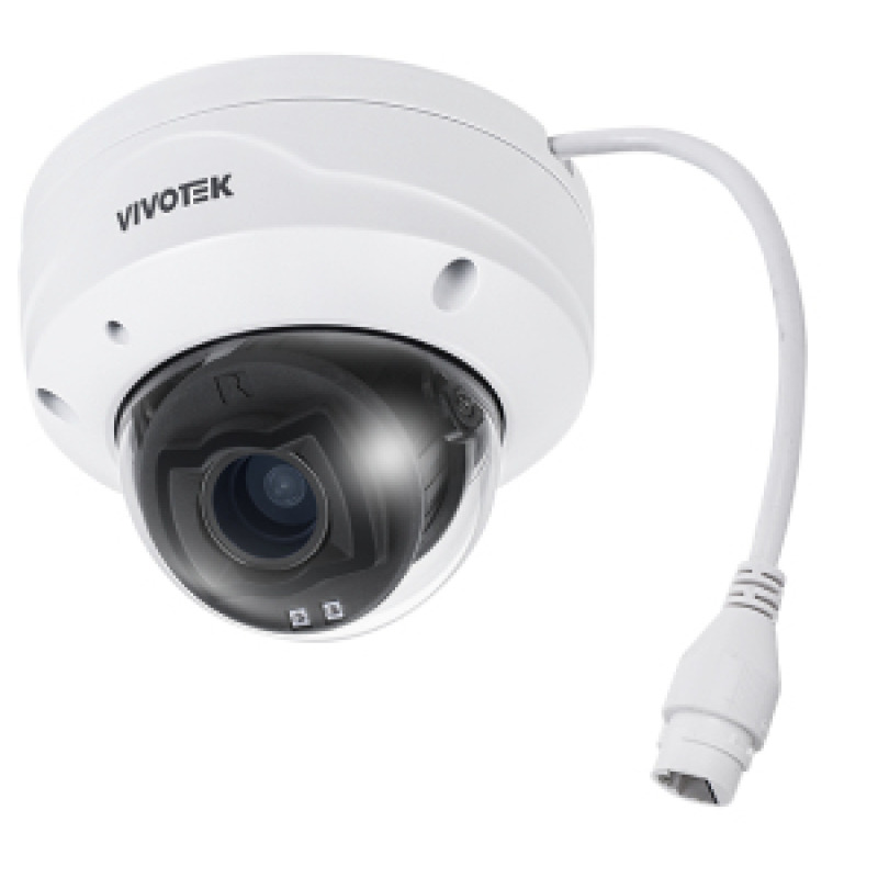 VIVOTEK FD9383-HTV - Cámara IP Domo exterior 5 Megapixeles, Lente Varifocal Remoto 2.8-12mm, Smart VCA, Deep Search, Smart IR 30 mts, WDR Pro, Visión SNV, Ciberseguridad Trend Micro, Micrófono Integrado, Protección IP66, IK10, ONVIF, NDAA