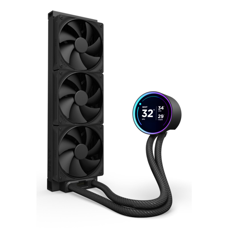 DISIPADOR DE ENFRIAMIENTO LIQUIDO NZXT KRAKEN ELITE 360/ NEGRO/ 00 - 2000RPM/GAMING image 2