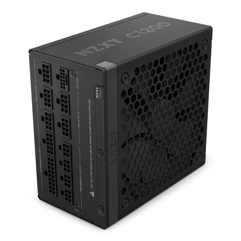 FUENTE DE PODER NZXT (PA-2G2BB-US) 1200W 80 PLUS GOLD, C1200, ATX 3.1,  FULL MODULAR, NEGRO
