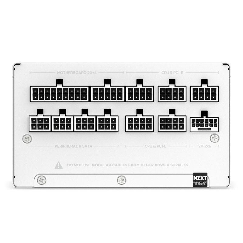PSU NZXT 850W C850 80 PLUS GOLD BLANCO ATX 3.1 image 3