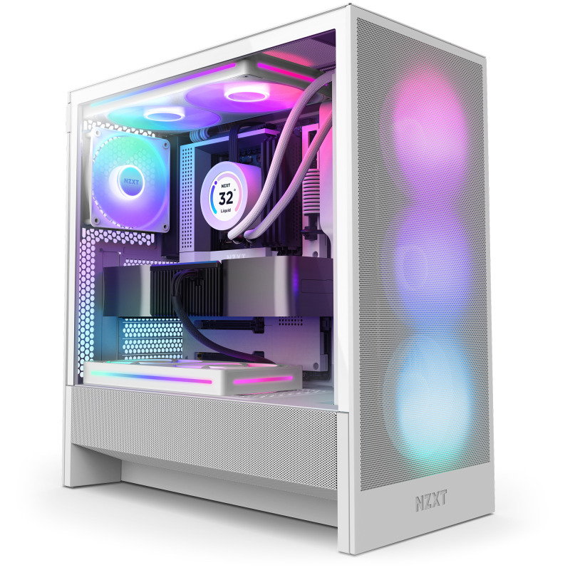 GAB NZXT H5 FLOW RGB BLANCO ATX image 2