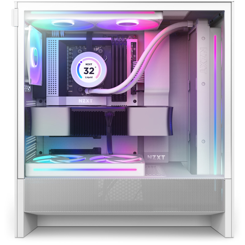GAB NZXT H5 FLOW RGB BLANCO ATX image 3