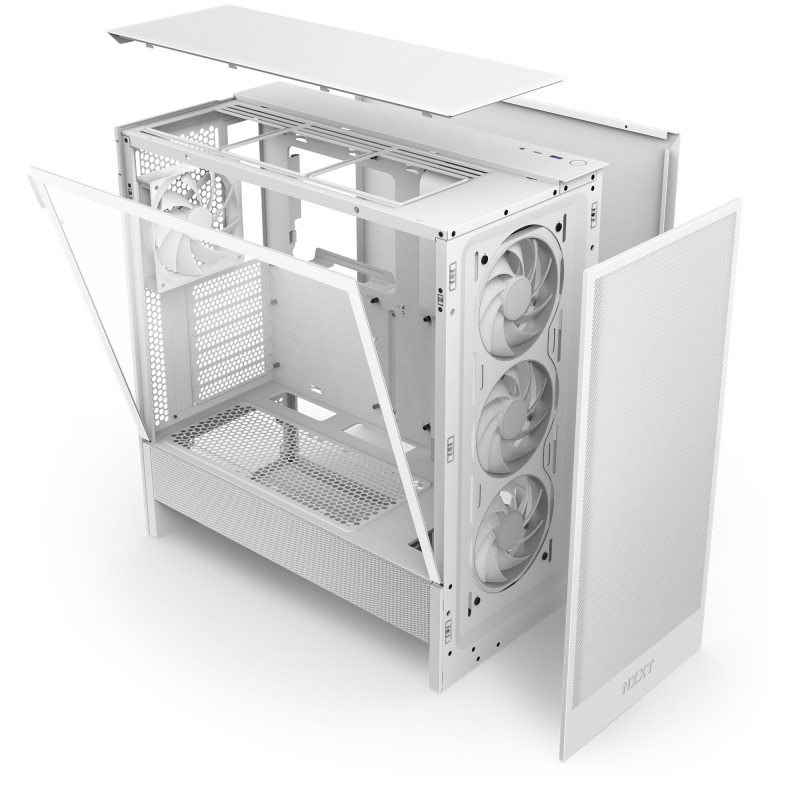 GAB NZXT H5 FLOW RGB BLANCO ATX image 9