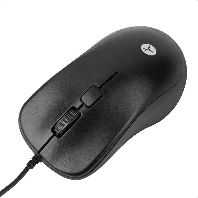 MOUSE ALAMBRICO TECHZONE TZACMOA01 1200 DPI  1.5 MTRS NEGRO