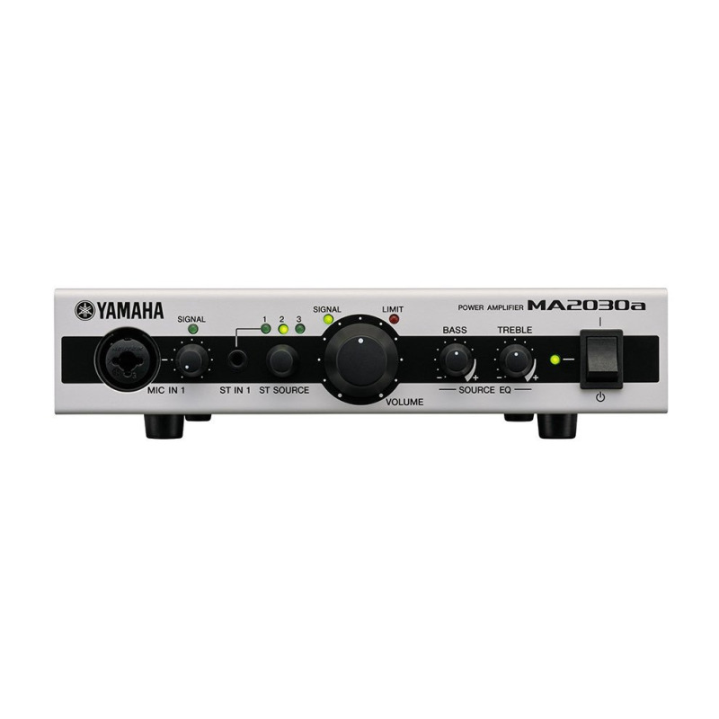 Mezclador Amplificador | 2 Canales  30w | 1 Zona | Baja y Alta Impedancia | 2 Entradas de Micrófono | Entrada auxiliar image 4