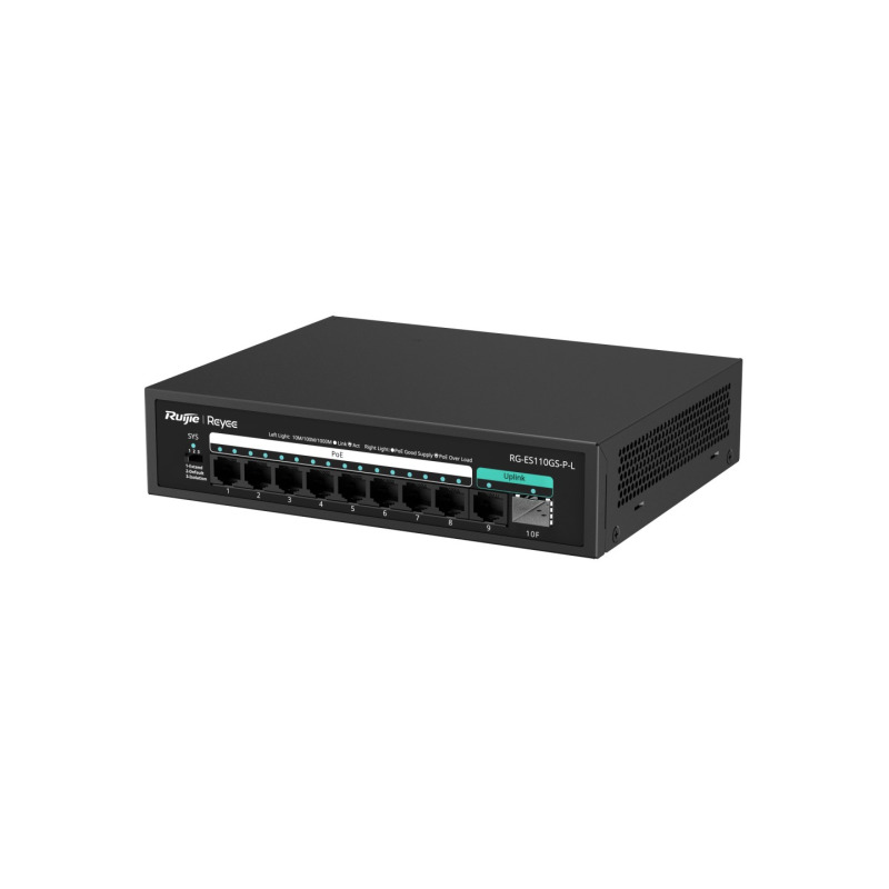 Switch PoE no administrable con 10 puertos 10/100/1000 Mbps Monitorearle en la Nube image 3