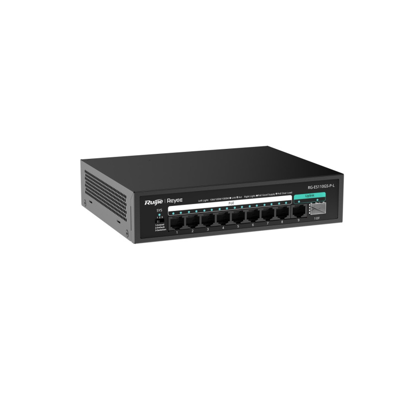 Switch PoE no administrable con 10 puertos 10/100/1000 Mbps Monitorearle en la Nube image 4