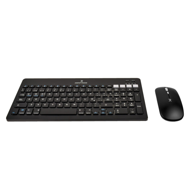 KIT DE TECLADO Y MOUSE REGARGABLE INALAMBRICO NEGRO ZEBRARY PERFECT CHOICE image 3