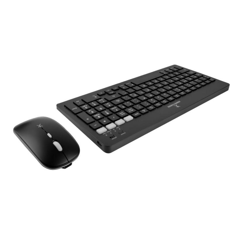 KIT DE TECLADO Y MOUSE REGARGABLE INALAMBRICO NEGRO ZEBRARY PERFECT CHOICE image 5