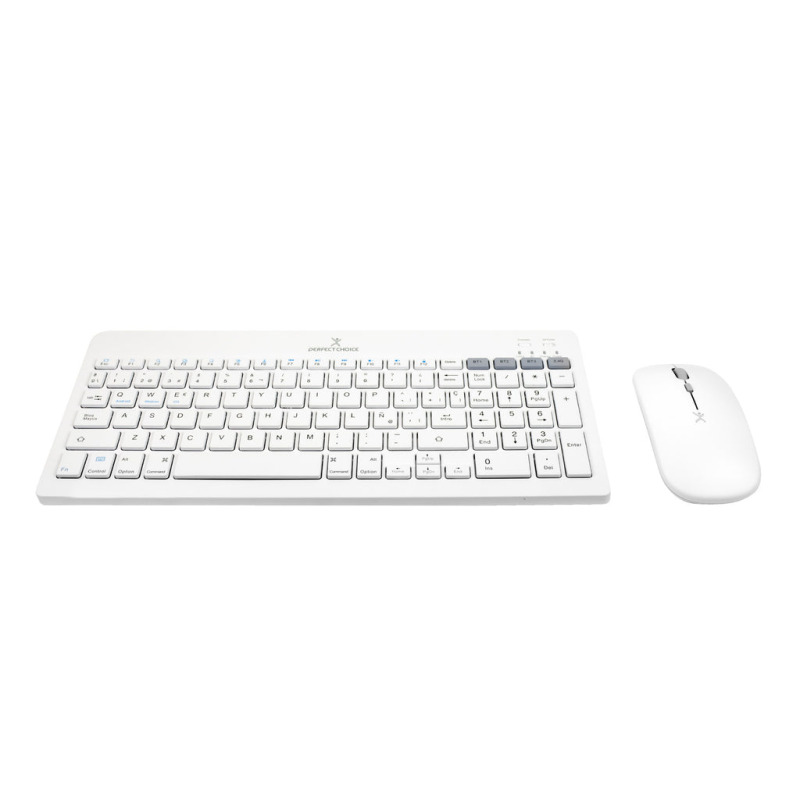 KIT DE TECLADO Y MOUSE REGARGABLE INALAMBRICO ZEBRARY PERFECT CHOICE BLANCO image 3