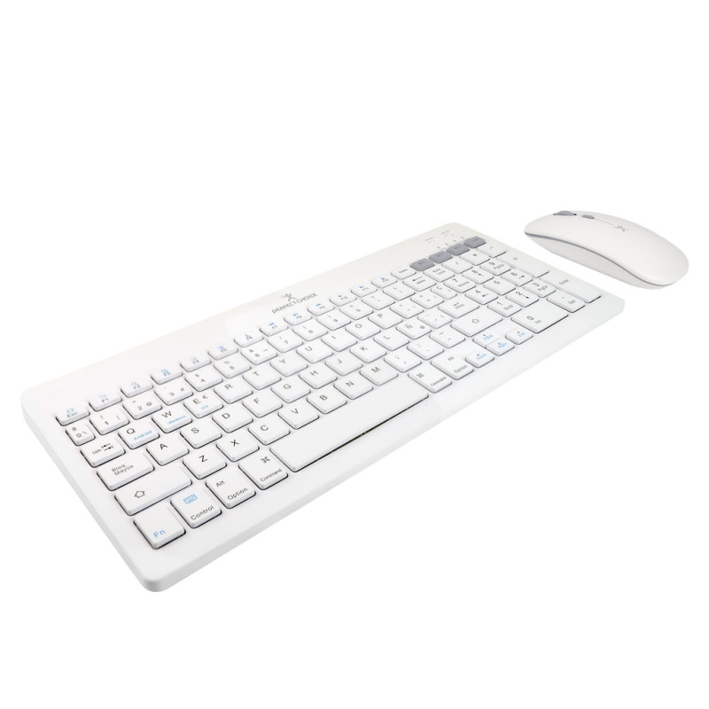 KIT DE TECLADO Y MOUSE REGARGABLE INALAMBRICO ZEBRARY PERFECT CHOICE BLANCO image 4