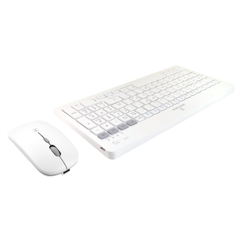 KIT DE TECLADO Y MOUSE REGARGABLE INALAMBRICO ZEBRARY PERFECT CHOICE BLANCO image 5