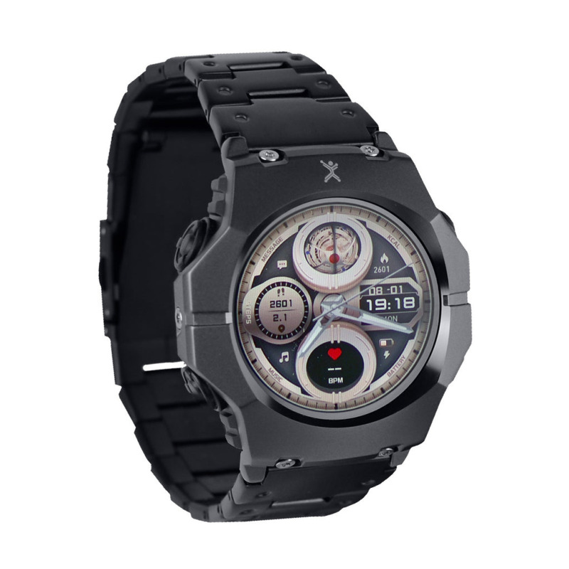 RELOJ INTELIGENTE ELEMENTUM PERFECT CHOICE, METALICO AMOLED, PROTECCION IPX68