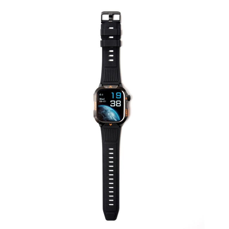 RELOJ INTELIGENTE DEPORTIVO EVEREST PERFECT CHOICE, SUMERGIBLE CON LAMPARA Y BRUJULA INTEGRADAS, PROTECCION IPX68 image 4