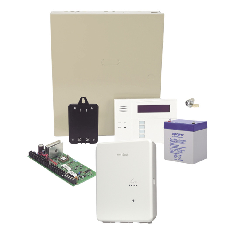 Panel de Alarma VISTA48 con Comunicador IPCOM Batería y Transformador