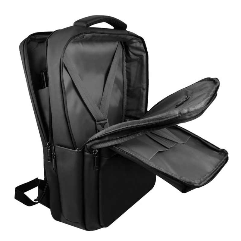 MOCHILA TIPO MALETA PARA LAPTOP 15.6-17 ANTIDERRAMES NEBLUM NEGRA PERFECT CHOICE image 4