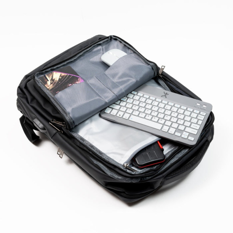 MOCHILA TIPO MALETA PARA LAPTOP 15.6-17 ANTIDERRAMES NEBLUM NEGRA PERFECT CHOICE image 5