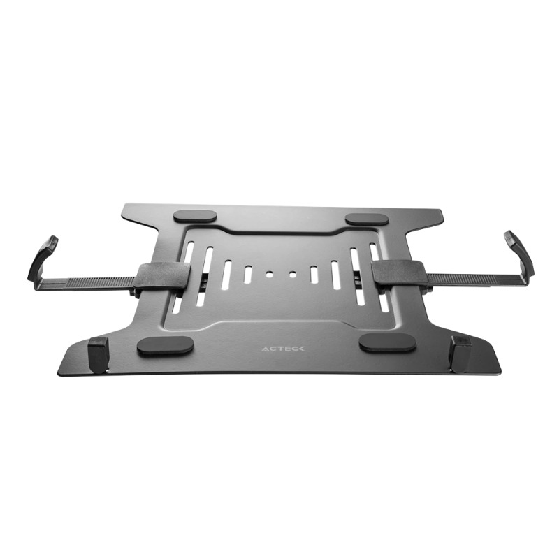 SOPORTE ACTECK ENFORCE TRAY BL404 / BASE PARA LAPTOP / 10 - 15.6 PUL / VESA - BRAZOS AJUSTABLES / RANURAS DE VENTILACION / ANTIDERRAPANTE / MAX 4.5 KG / NEGRO / AC-939690 image 4