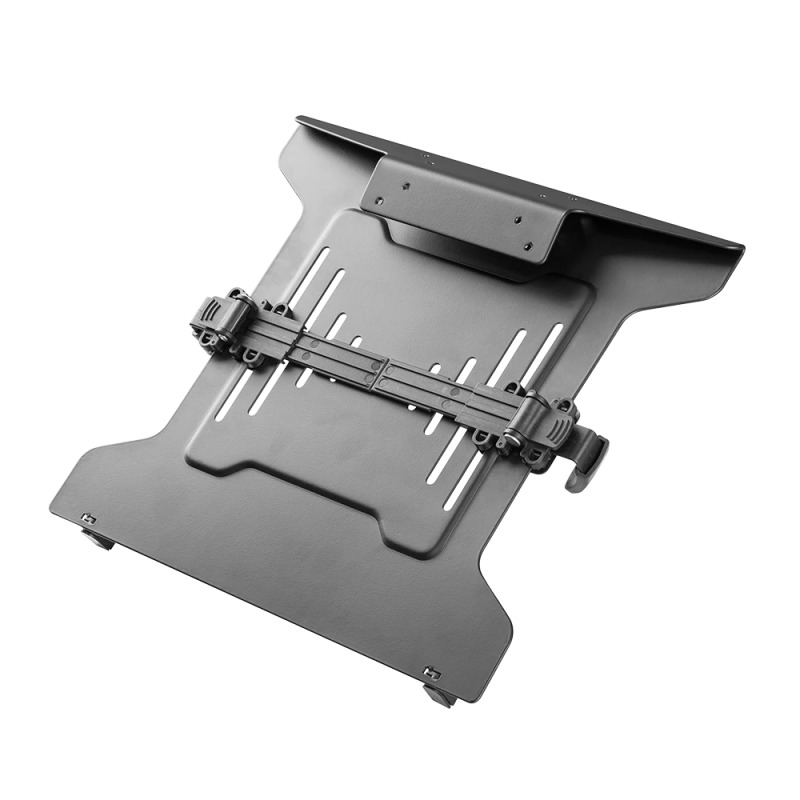SOPORTE ACTECK ENFORCE TRAY BL404 / BASE PARA LAPTOP / 10 - 15.6 PUL / VESA - BRAZOS AJUSTABLES / RANURAS DE VENTILACION / ANTIDERRAPANTE / MAX 4.5 KG / NEGRO / AC-939690 image 6
