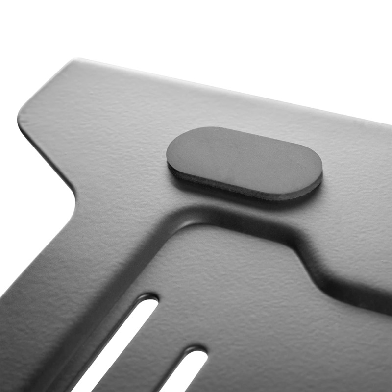 SOPORTE ACTECK ENFORCE TRAY BL404 / BASE PARA LAPTOP / 10 - 15.6 PUL / VESA - BRAZOS AJUSTABLES / RANURAS DE VENTILACION / ANTIDERRAPANTE / MAX 4.5 KG / NEGRO / AC-939690 image 8